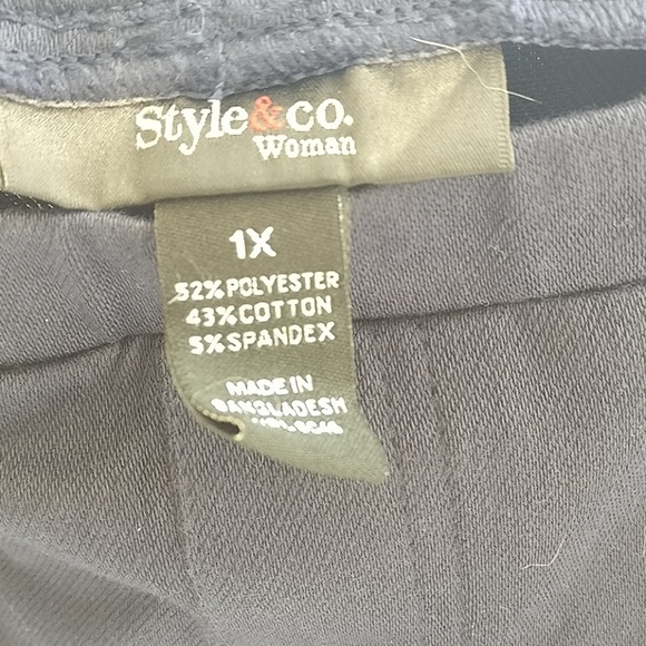 Style and co navy blue jeggings - Picture 4 of 8